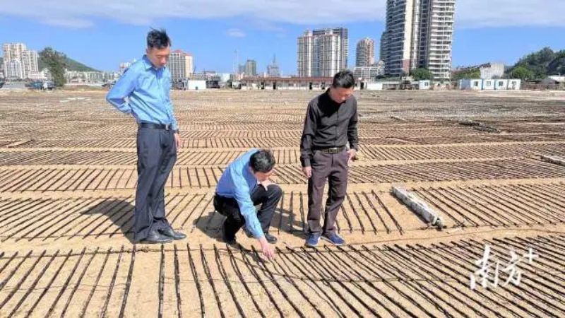 “南澳紫菜”地理标志调研小组现场调研。 图片